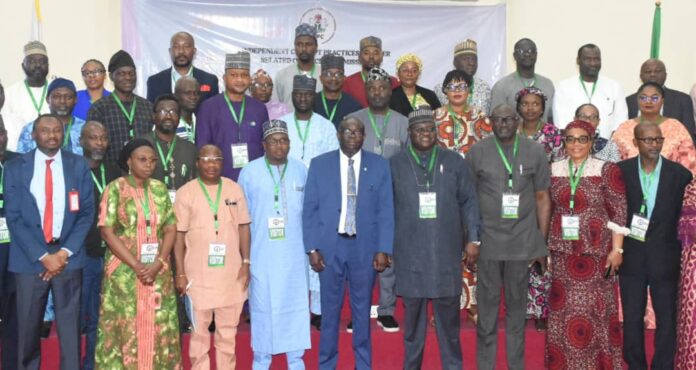 Partricipants at a one-day procurement engagement workshop organised by ICPC for directors and heads of procurement in government Ministries, Departments, and Agencies (MDAs)